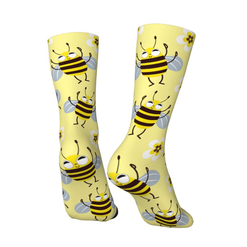 Dress Sock Men - Benutzerdefinierte coole Herren-Socken mit lustigen Bienen