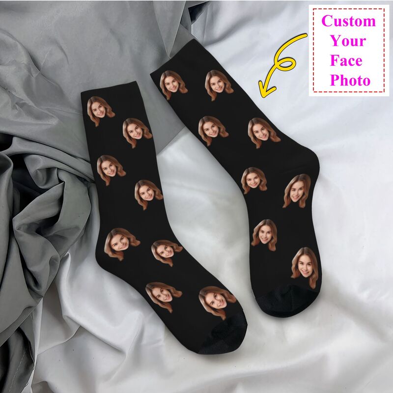 Dress Sock Men - Personalisierte individuelle Gesicht Foto Männer Frauen