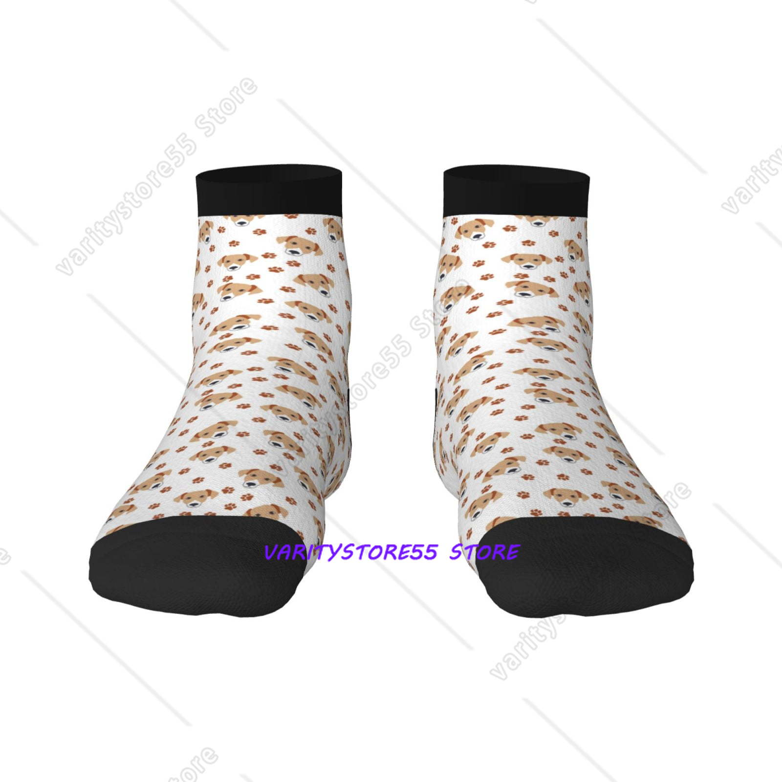 Athletic Sock Cushion - Labrador Retriever Hundemuster Crew-Socken Zehennaht Gepolsterte
