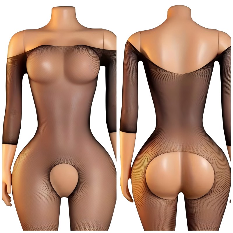 Fishnet Stocking Women - Sexy Netzstrumpfhose für Damen, Hochwertige Schwarze