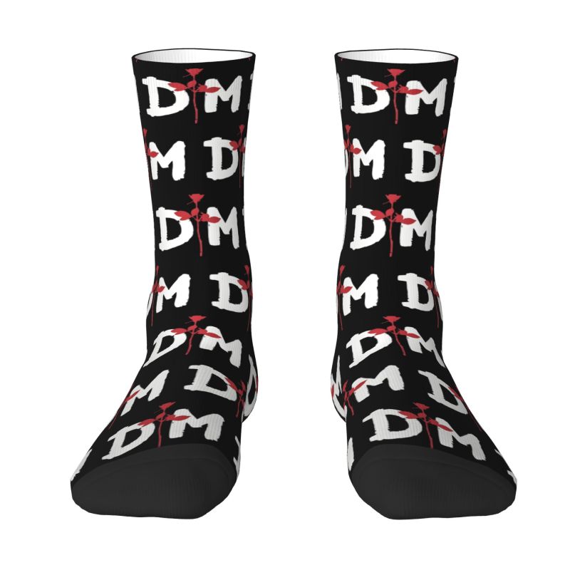 Dress Sock Men - Benutzerdefinierte Depeche Mode Herren-Crew-Socken, Unisex, modisch,