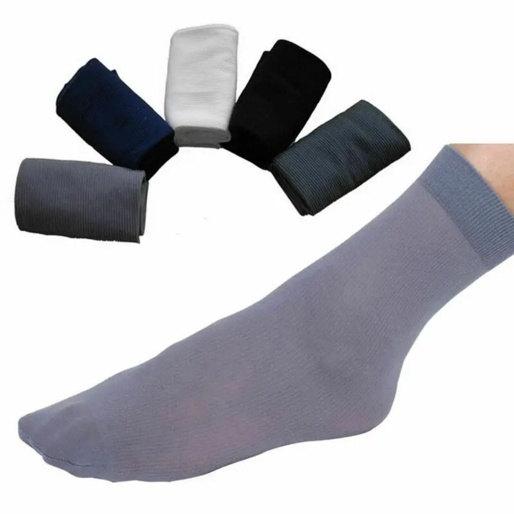 Silk Sock Bamboo - 10pairs Männer Eis Seide Socken Sommer