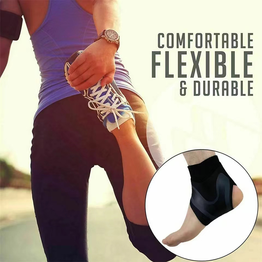 Ankle Brace Sock - Atmungsaktive Knöchelbandage Kompressionsstütze Schutzmanschette Knöchelsocken für
