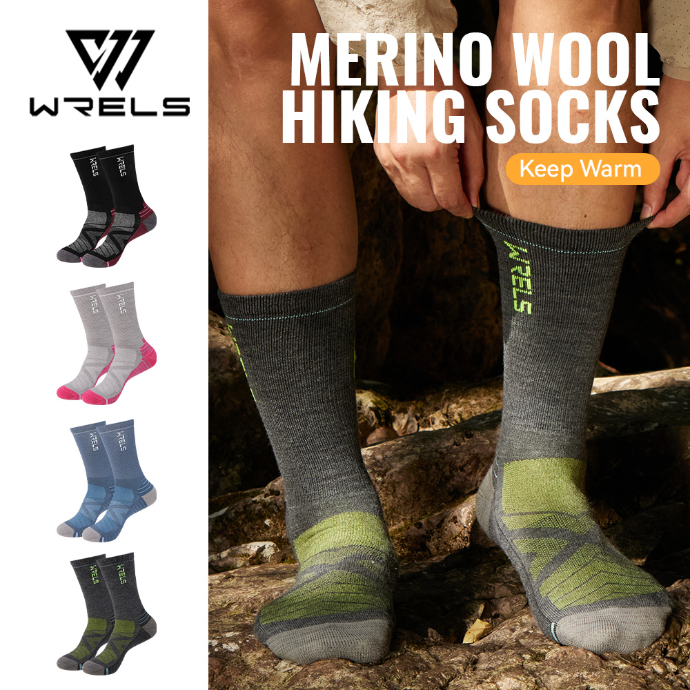 Thermal Sock Winter - WRELS 1/2/3 Socken aus Merinowolle, thermische
