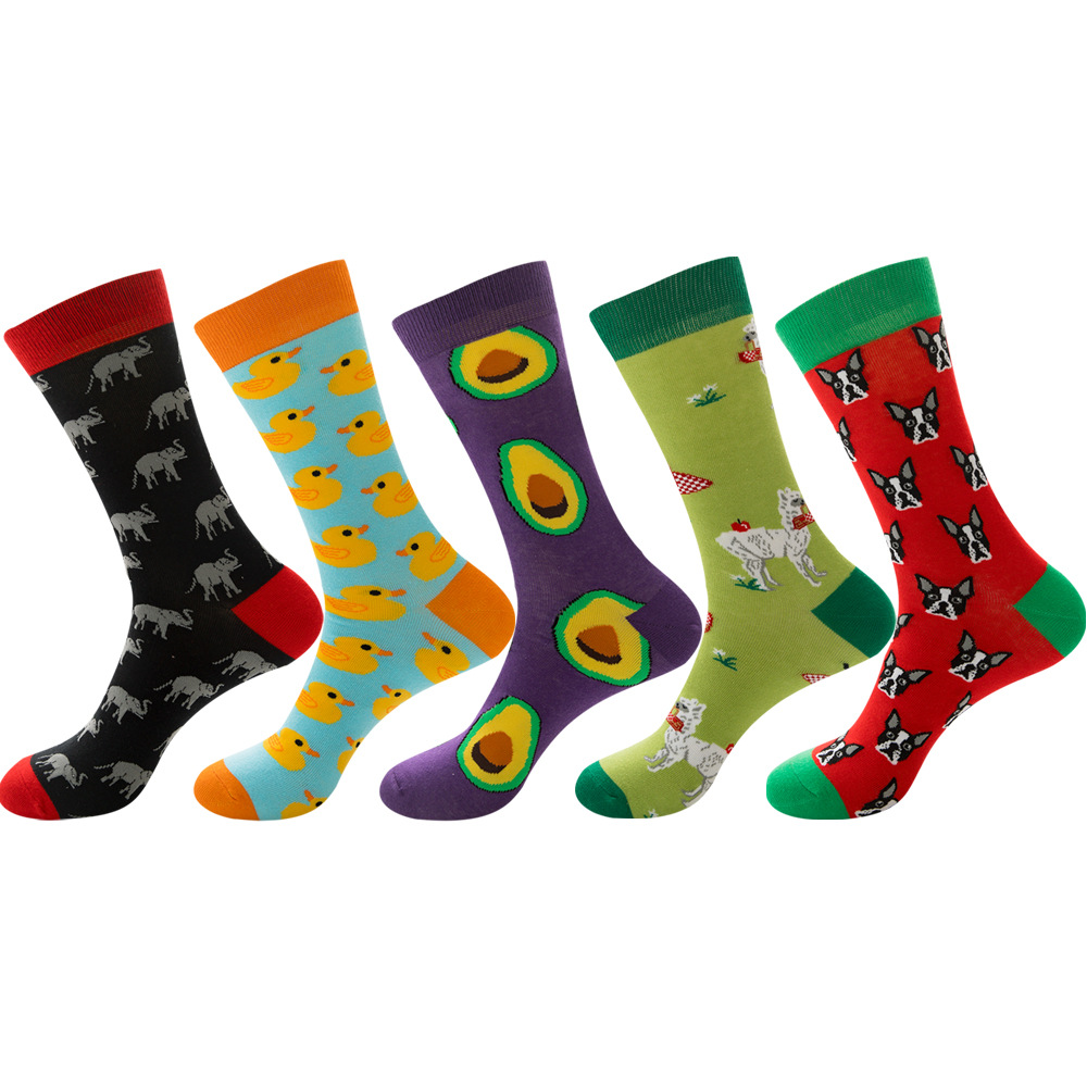 Cotton Crew Sock Pack - 5 paar lot pack männer frauen