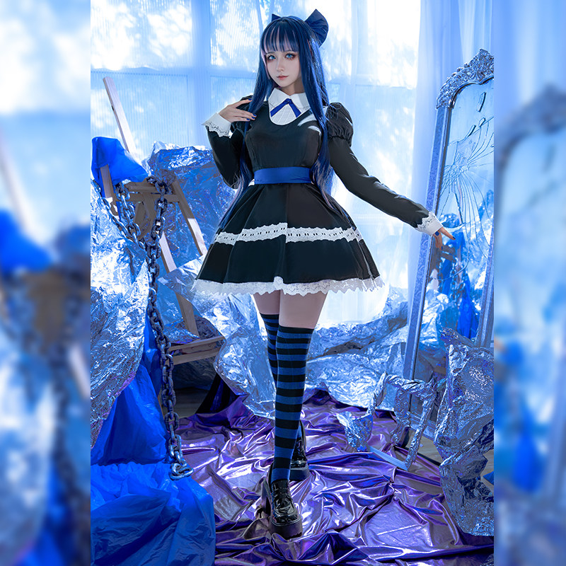 Knee High Sock Women - Panty & Stocking Anime mit Garterbelt