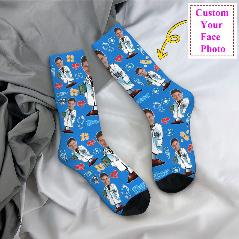 Dress Sock Men - Doctor Custom Männer Frauen Crew Socken