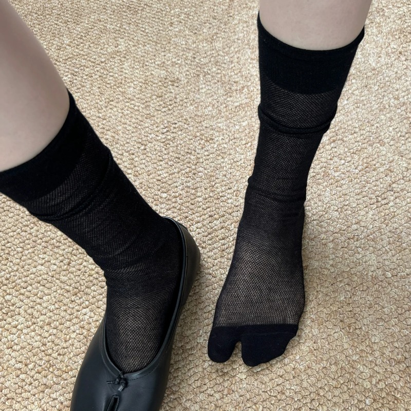 Weiße Split-Toe-Socken für Dam – Toe Sock Split Bewertung und Preis