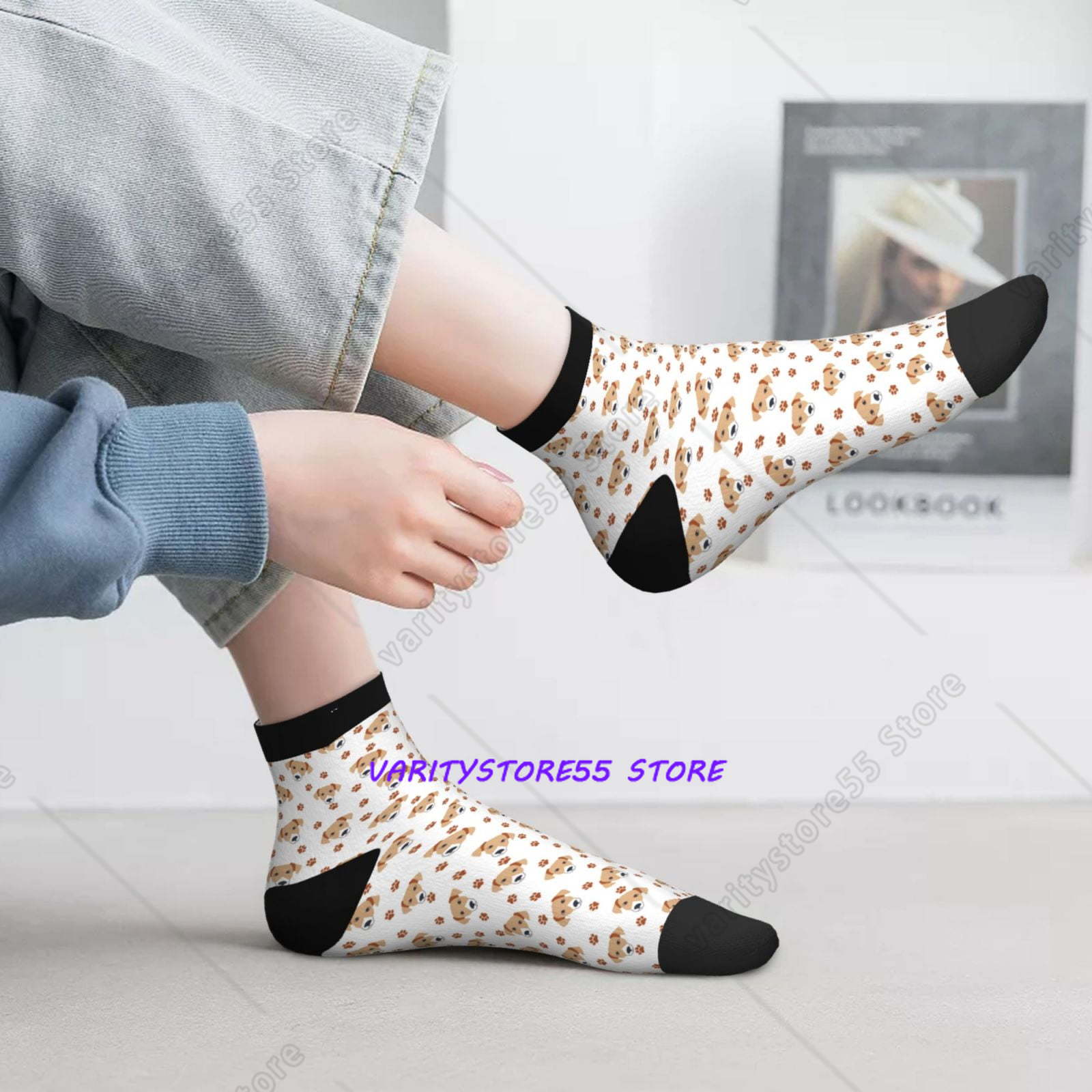 Labrador Retriever Hundemuster – Athletic Sock Cushion Bewertung und Preis