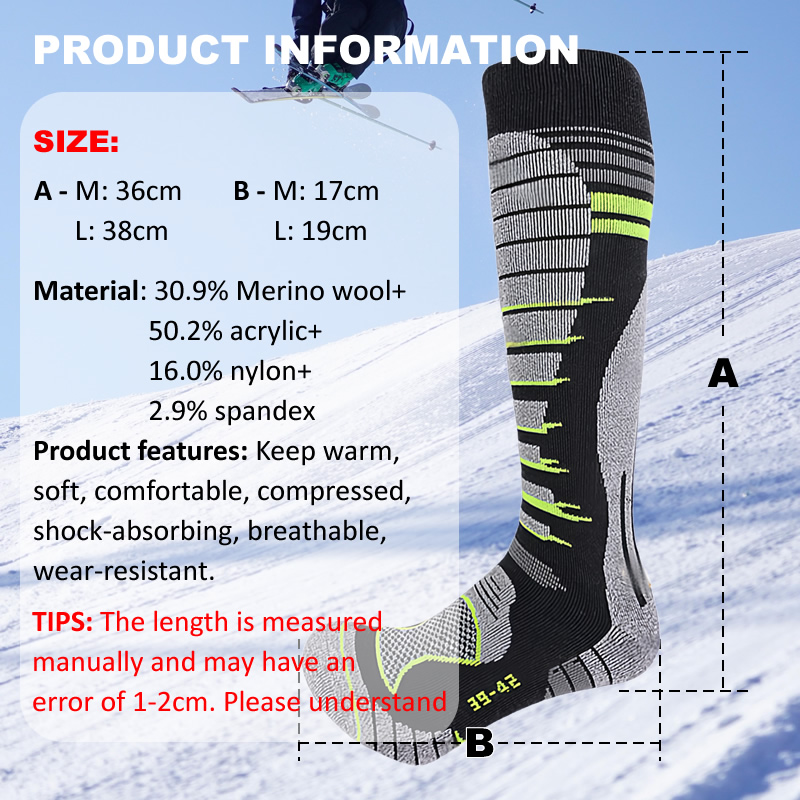 Skisocken aus Merinowolle, Soc – Thermal Sock Winter Bewertung und Preis
