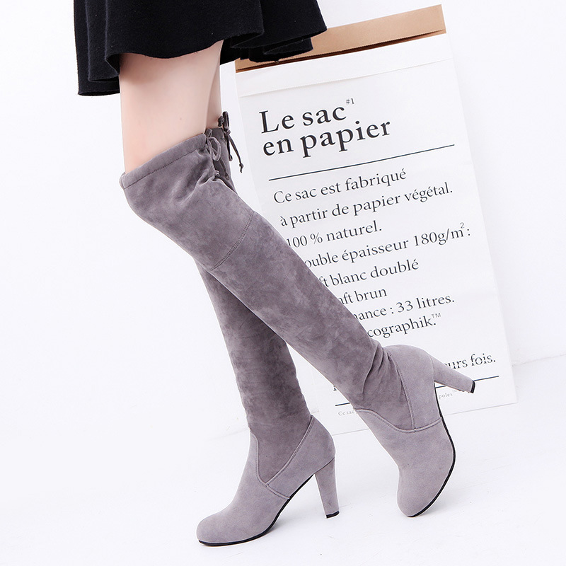 Damenstiefel, Stretchstoff, Ov – Knee High Sock Women Bewertung und Preis