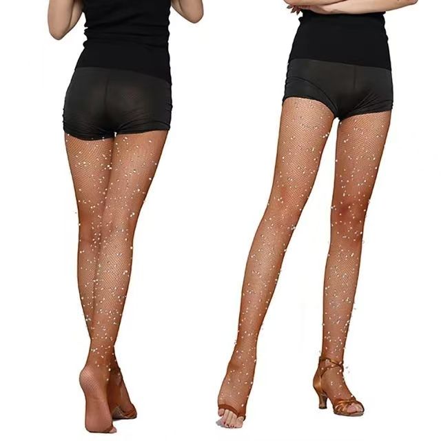 Strass-Verzierte Peep-Toe Late – Fishnet Stocking Women Bewertung und Preis