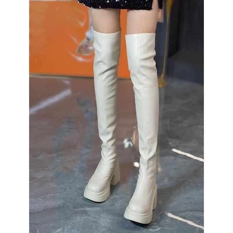 Lange Stiefel mit runder Spitz – Knee High Sock Women Bewertung und Preis