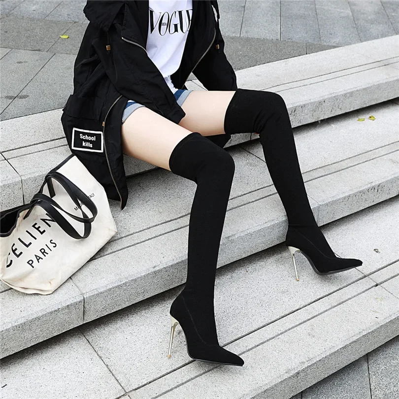 Plus Größe Stretch Leopard Übe – Knee High Sock Women Bewertung und Preis