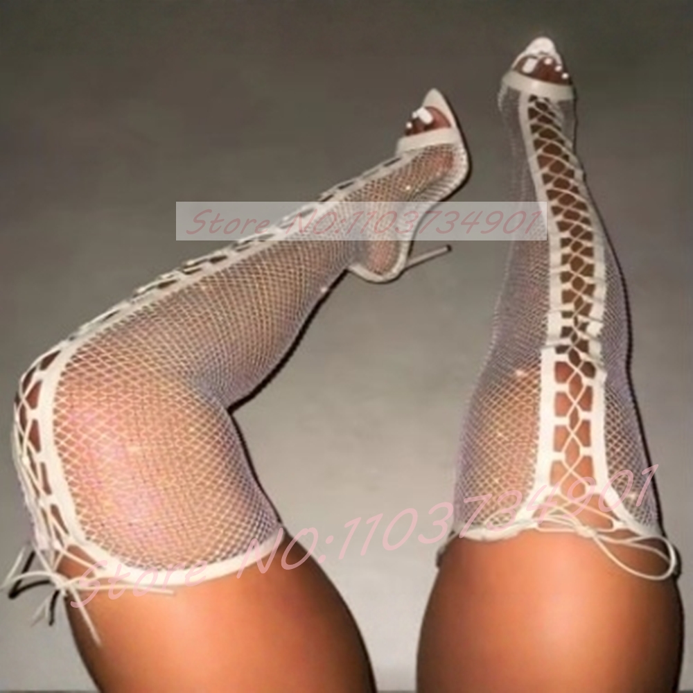 Netzstrumpf Oberschenkelhohe S – Fishnet Stocking Women Bewertung und Preis