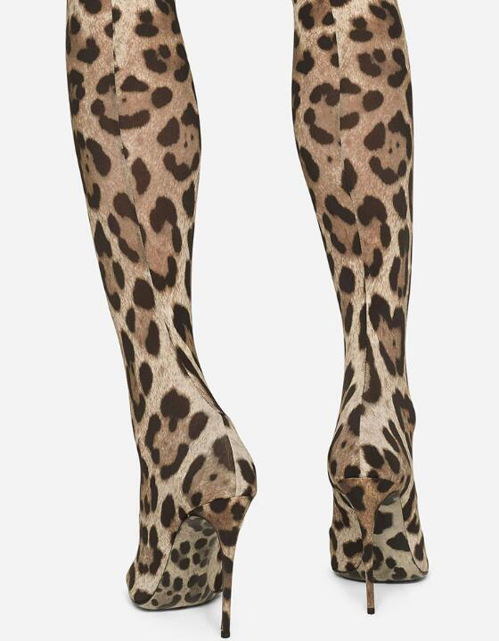 Sexy Leopard Overknee Stretch  – Knee High Sock Women Bewertung und Preis