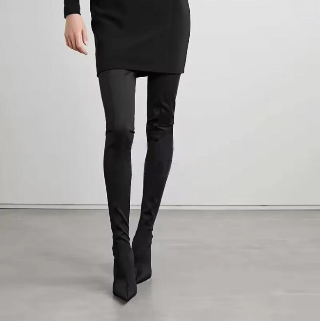 Sexy Leopard Overknee Stretch  – Knee High Sock Women Bewertung und Preis