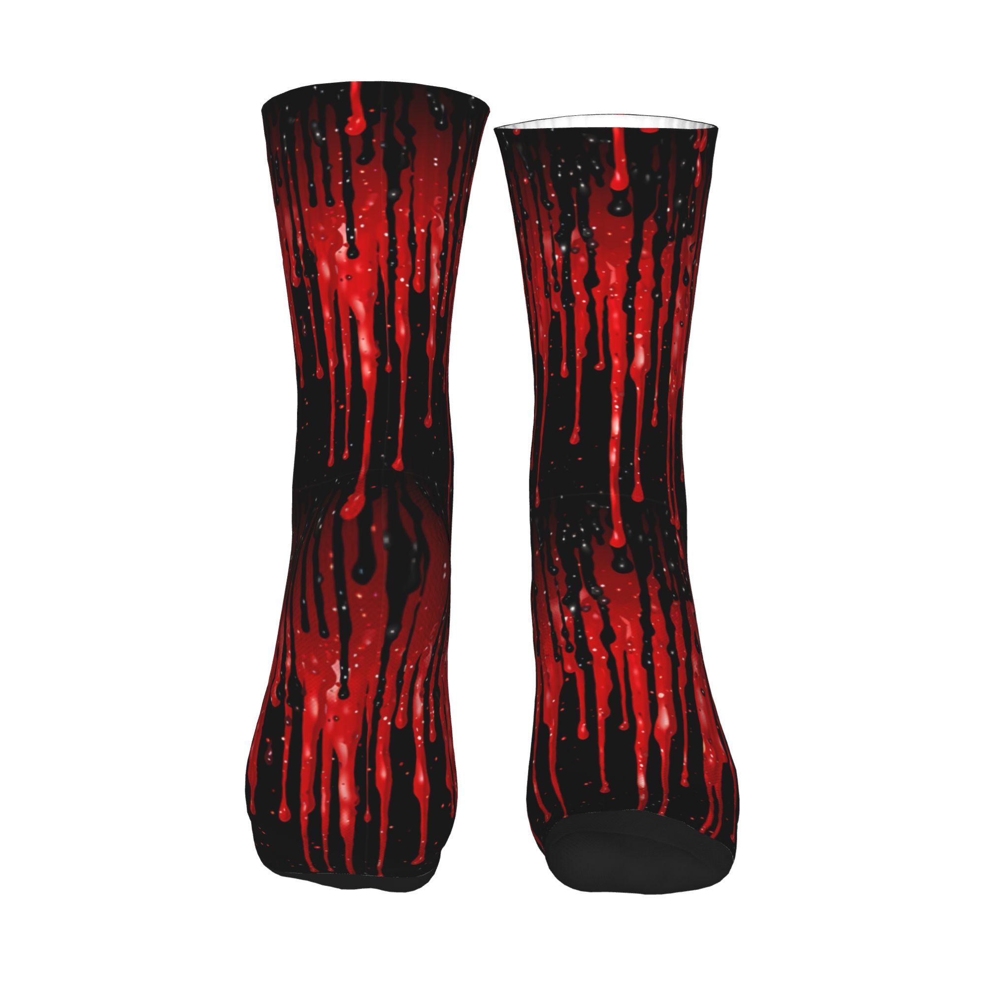 Tropfendes rotes Flüssigkeitsm – Dress Sock Men Bewertung und Preis
