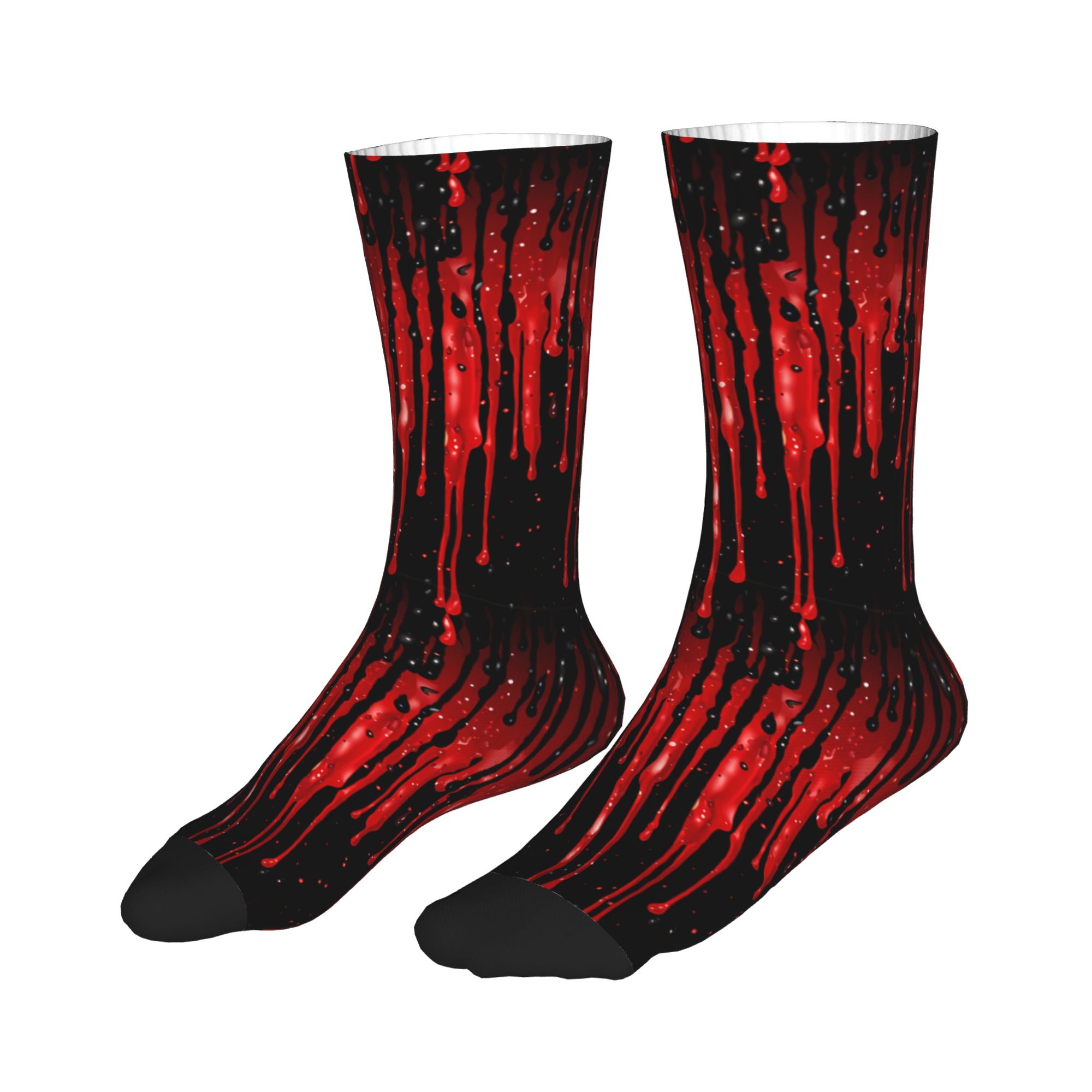 Tropfendes rotes Flüssigkeitsm – Dress Sock Men Bewertung und Preis