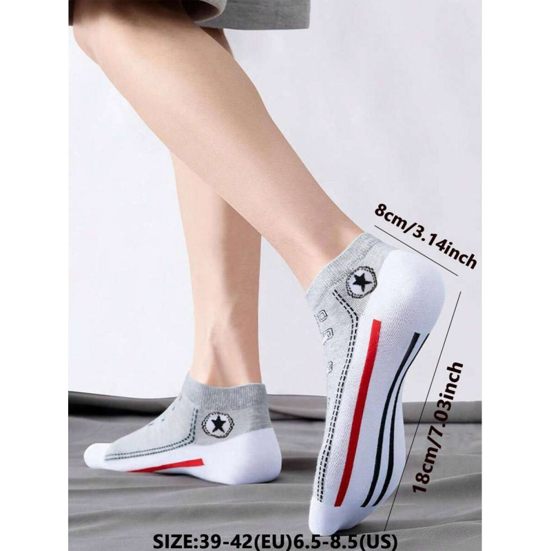 5/10 Paar mehrfarbige, atmungs – Ankle Sock Low Cut Bewertung und Preis