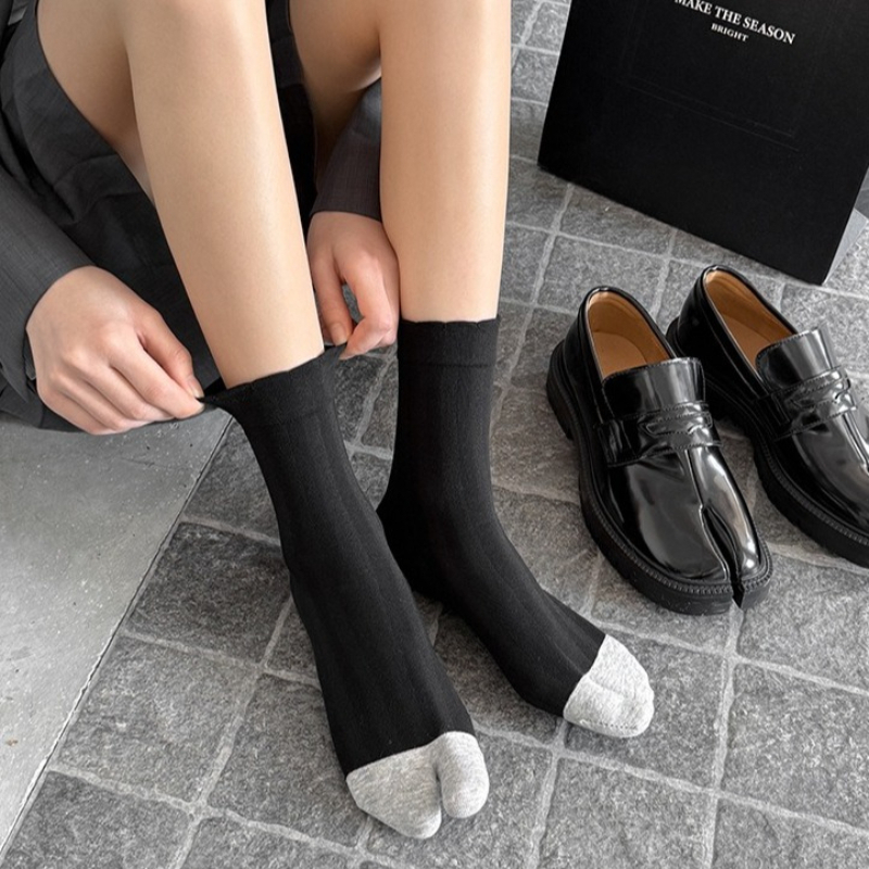 Japanische Split-Toe-Baumwolls – Toe Sock Split Bewertung und Preis