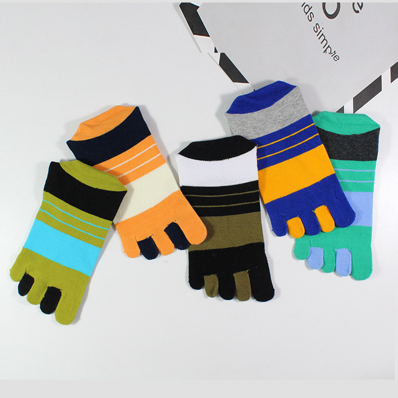 1/5 Paar Herren Bunte Gestreif – Toe Sock Split Bewertung und Preis