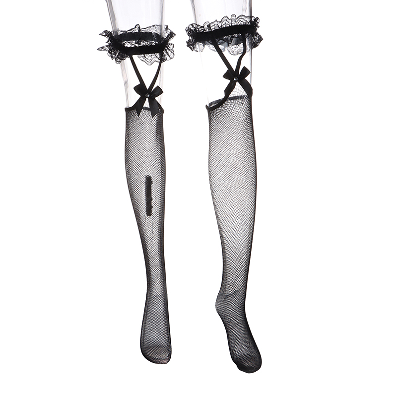 1 Paar sexy Netzstrümpfe, ober – Fishnet Stocking Women Bewertung und Preis