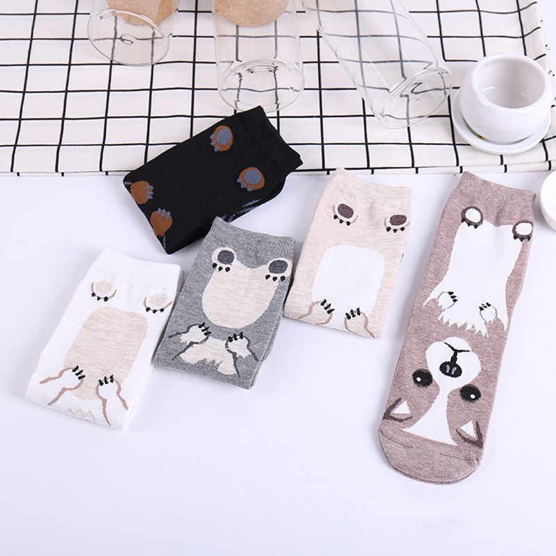 5 Paar/Packung Lustige Cartoon – Cotton Crew Sock Pack Bewertung und Preis