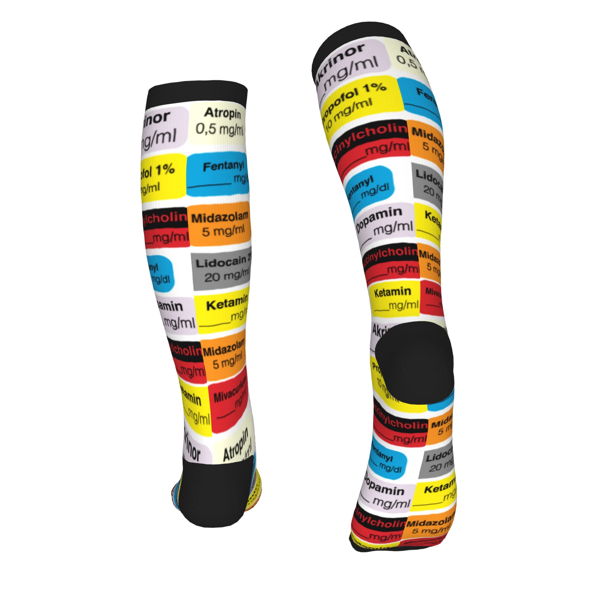 Etiketten für Anästhesiemittel – Compression Sock Medical Bewertung und Preis