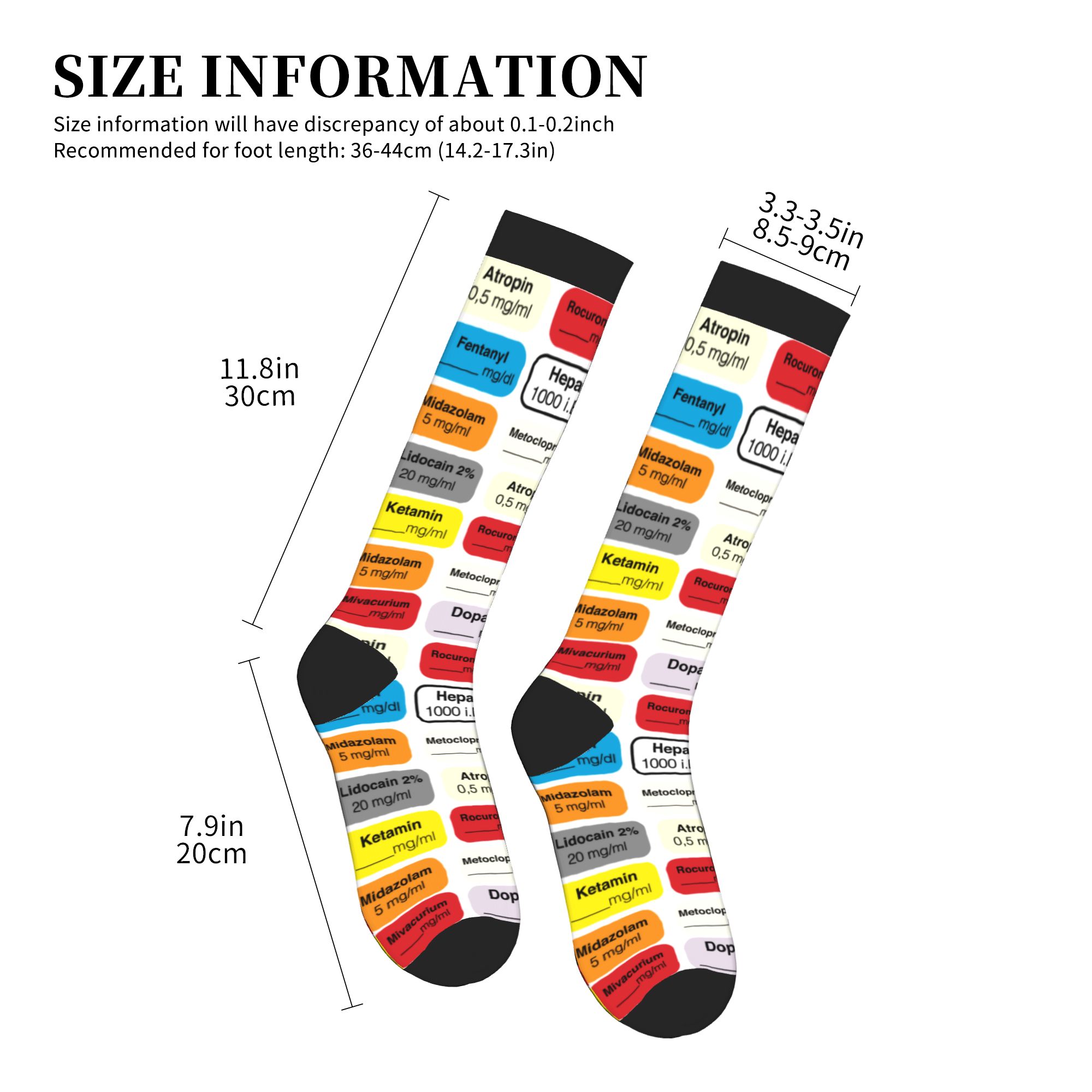 Etiketten für Anästhesiemittel – Compression Sock Medical Bewertung und Preis