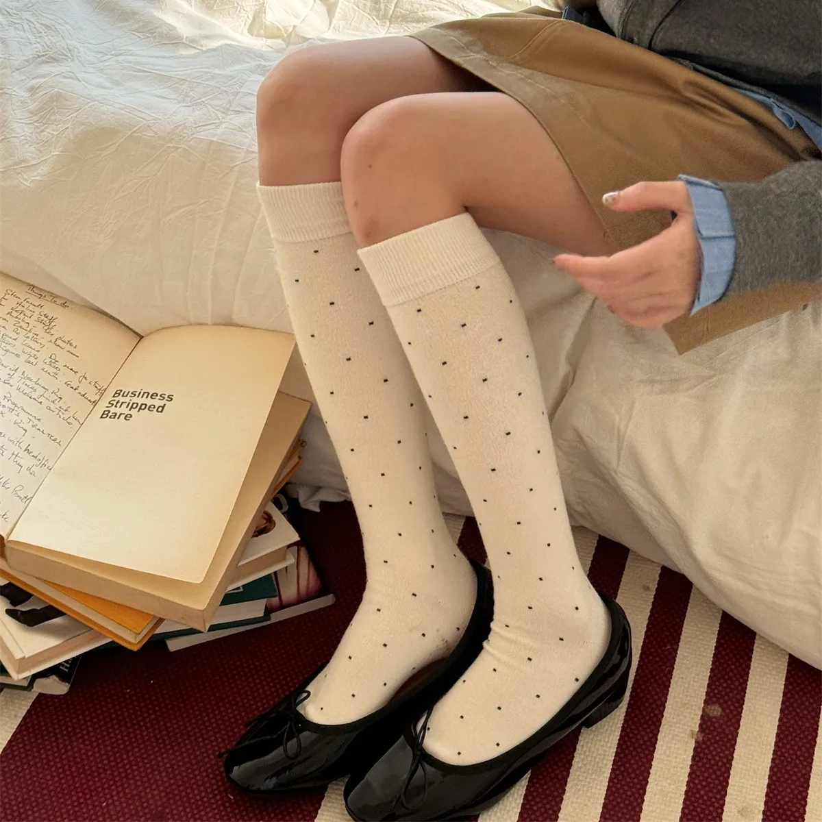 SP&CITY Winter Süße Polka Dot  – Silk Sock Bamboo Bewertung und Preis