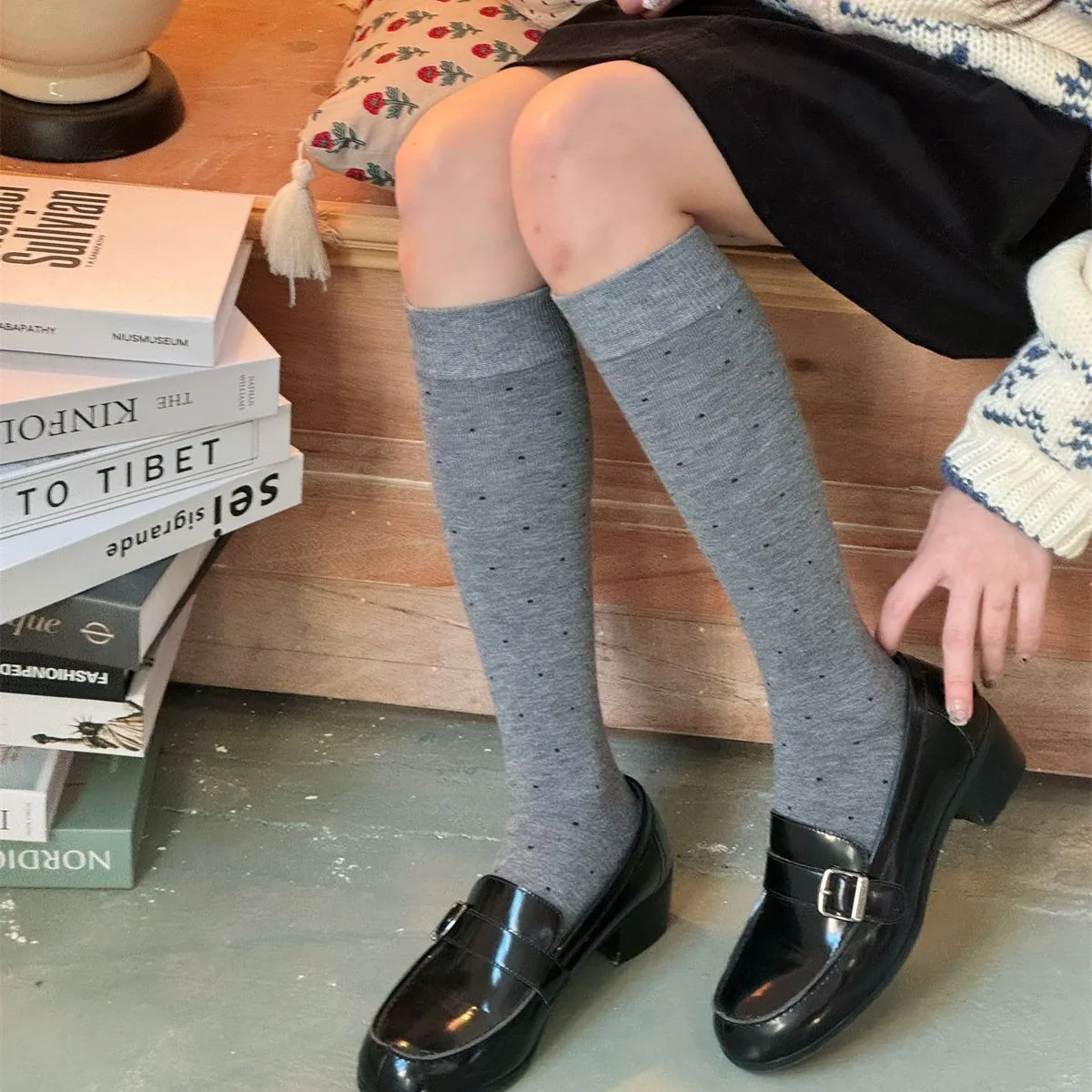 SP&CITY Winter Süße Polka Dot  – Silk Sock Bamboo Bewertung und Preis