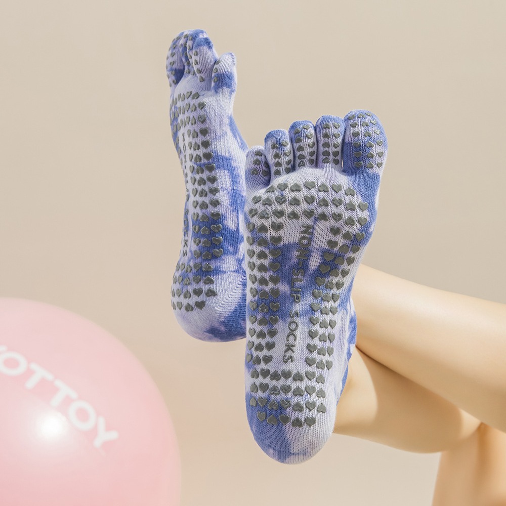 Damen Tie-Dye Fünf-Zehen-Yoga- – Toe Sock Split Bewertung und Preis
