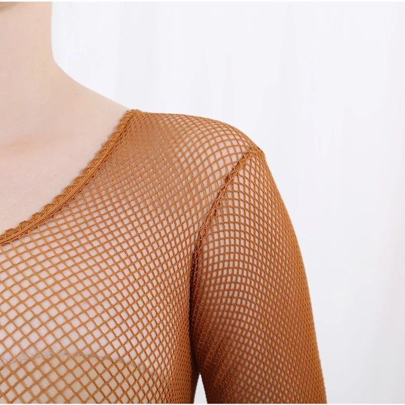 Latin Dance Ganzkörper-Overall – Fishnet Stocking Women Bewertung und Preis